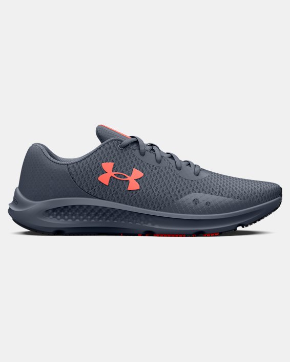 Men's UA Charged Pursuit 3 Running Shoes in Gray image number 0